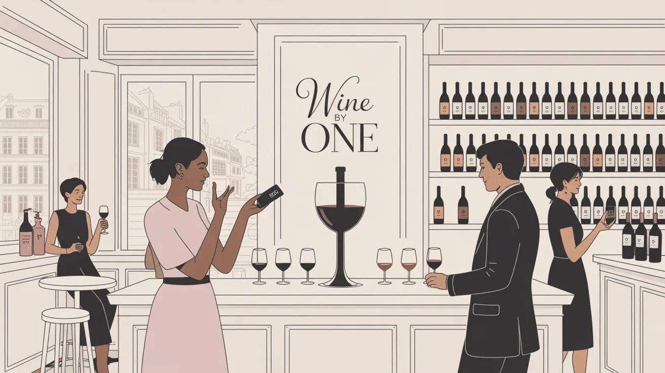 Dégustation de vin dans un bar élégant.